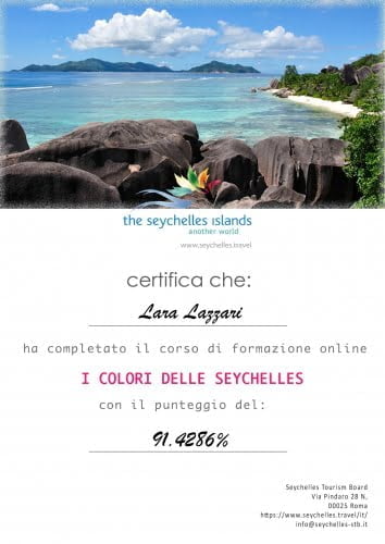 certificato Seychelles