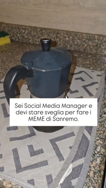 Buongiorno buonasera e buonanotte 😪
#memesanremo #socialmediamanager #sanremo2026